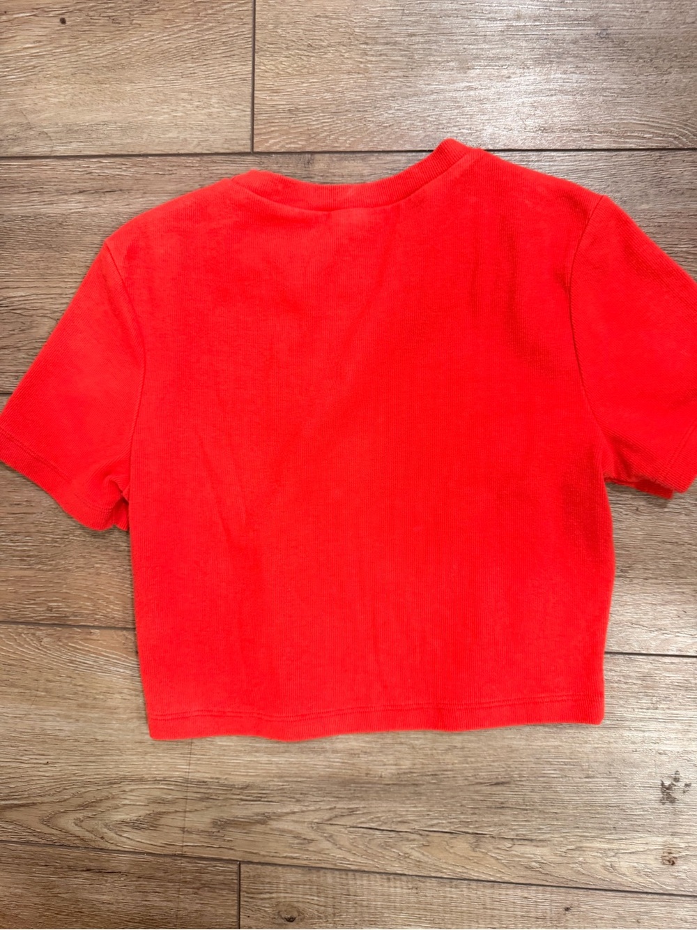 Farm Rio Red Short-Sleeve Crewneck Top 0489 - Picture 4 of 7
